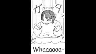 【weight gain comic】Fatspread-chan002  eng 