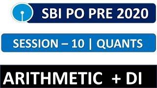 SBI PO PRE 2020  SESSION-10  QUANTITATIVE APTITUDE  Memory Based Questions