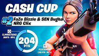 2nd in Trio Cash Cup w Clix & Bugha