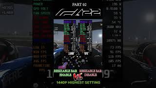 Resizable Bar ON vs OFF F1 2022 Part 2 #shorts