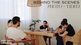 Hospitality Photography and Videography - Behind The Scenes with client and shoot day