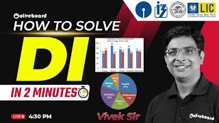 How to Solve DI Fast in bank Exam  Tips and Tricks For Data Interpretation  SBI  IBPS  RBI  LIC