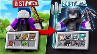 24 STUNDEN MINECRAFT AM STÜCK SPIELEN WAS KANN ICH SCHAFFEN?