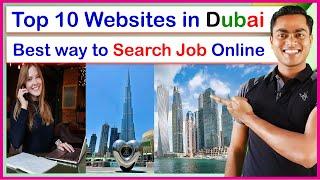 Top 10 Website to Search job online  Find job online in Dubai  High Paying job  UAE job Website