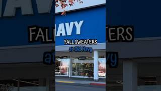 Fall sweaters at Old Navy #shorts