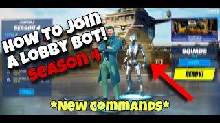 How to use a lobby bot - Fortnite Chapter 2 Season 4