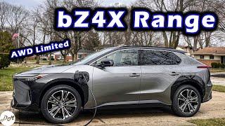 2023 Toyota bZ4X AWD Limited – Highway Range Test  Real-world MPG