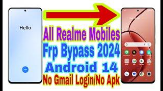 All Realme Android 14 Frp Bypass  New Trick 2024  Reset FrpNo PcBypass Google Lock 100% Working
