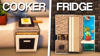 Minecraft 10+ Kitchen Build Hacks & Ideas