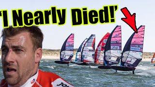 Bruno gets his HELMET ripped off - Day 4 - Citroen Windsurf World Cup - Sylt - 2024