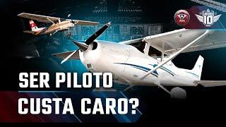 QUANTO CUSTA as HORAS DE VOO pra ser PILOTO de AVIÃO