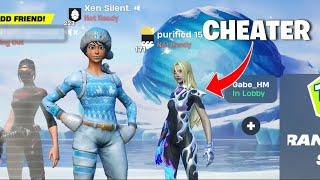 So I Added A Cheater In Fortnite 