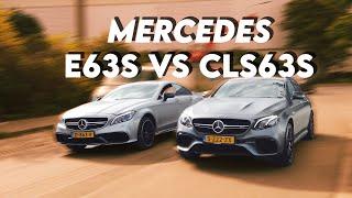 Hangisi Daha Hızlı? Mercedes Cls63s VS Mercedes E63s AMG - Drag Race Rolling Race & Sound Check