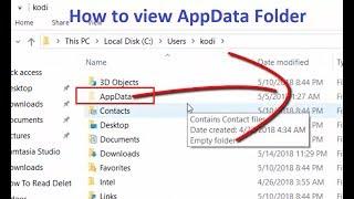 AppData Folder not found How to Find AppData Folder in Windows 10 AppData Folder Location