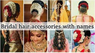 Types of *BRIDAL* hair accessories with names  Wedding hair accessories  STYLE POINT