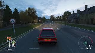 Forza Horizon 4 - Realistic driving of Ford Fiesta XR2i