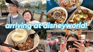 our first day in disney world  trying FAMOUS cookies disney resort room tour churro ears