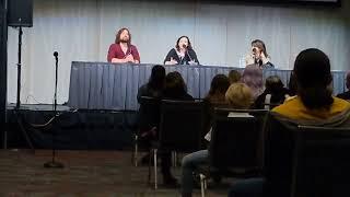 Ray Chase Cherami Leigh and Cristina Vee Panel Kumoricon 2022