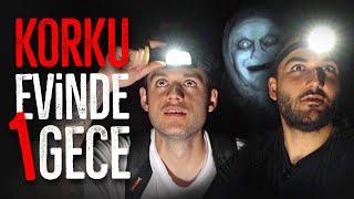 GECE GİZLİCE KORKU EVİNDE KALMAK ft. @muratabigf POLİS GELDİ