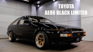 Detailing Toyota AE86 Black Limited