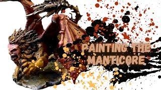How to Paint Nolzur’s MANTICORE  Full Tutorial