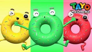 *NEW* Lets play with donuts l Learn Colors with Simple Song l Tayo Nursery Rhymes