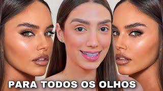 MAKE PARA TODOS OS OLHOS MAQUIAGEM QUE DÁ CERTO EM TODOS OS FORMATOS DE OLHOS