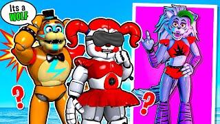 GUESS THE FNAF CHARACTER But Blindfolded With Circus Baby