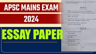 APSC 2024 ESSAY PAPER