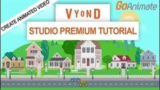 Vyond Studio Tutorial   How To Make Your First Animated Video  GoAnimate Tutorial HD 2018