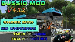 BUSSID MOD SHARE HD UNIVERSE NỘI THẤT MỚITAPLO ỐP CABON.