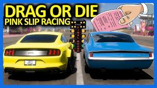 Forza Horizon 5  The ULTIMATE Pink Slip Drag Car Challenge