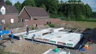 Dag 1 Time lapse fundering Groothuisbouw Emmeloord Maasbracht