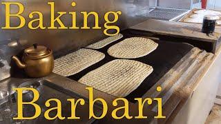 Authentic Iranian Barbari Bread How to Make Bake and Enjoy  Baking Barbari  Bread  #iran