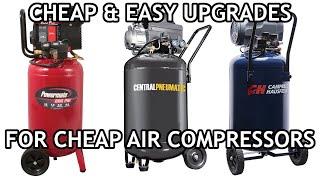 Cheap Upgrades for Cheap Air Compressors