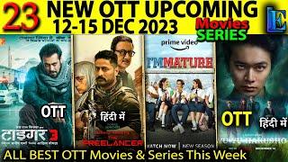 TIGER 3 OTT Release Date 12-15 DEC 2023 l This week Release New OTT Movies Series @PrimeVideoIN