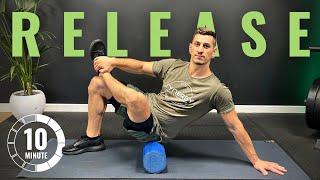 10 Min Foam Roller for Tight Hips  FOLLOW ALONG