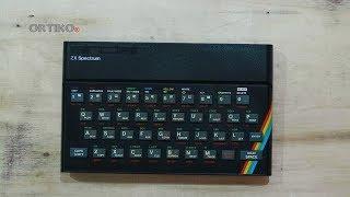 1984 Sinclair ZX Spectrum Unboxing and Connecting on LCD Tv