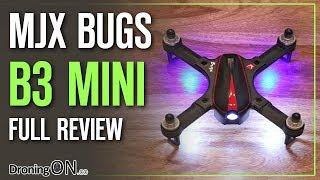 DroningON  MJX Bugs 3 B3 Mini Review - Unboxing Setup & Flight Test