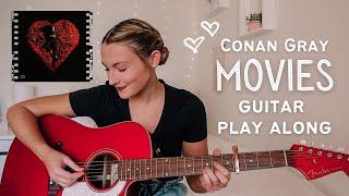 Conan Gray Movies Guitar Play Along EASY CHORDS - SUPERACHE  Nena Shelby