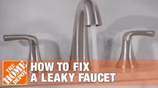How to Fix a Leaky Faucet  The Home Depot