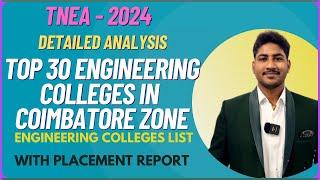 Top 30 Engineering Colleges in CoimbatoreTNEA-2024CutoffPlacementNIRFNBADineshprabhu