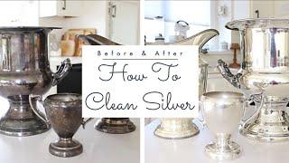 How To Clean Silver  Before and After