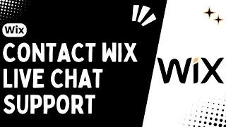 How To Talk with Human on Wix Support  Live Chat Support  2024  Quick & Easy 