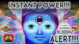 10000 Hz   INSTANT THIRD EYE STIMULATION WARNING 100% MOST POWERFUL THIRD EYE BINAURAL BEATS