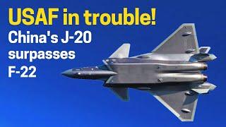 USAF in trouble J-20 surpasses F-22 China now has more heavy stealth fighter than the US