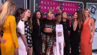 Taylor Swift + Bad Blood Squad on MTV VMAs 2015