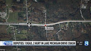 Deputies 1 dead 2 injured in Lake Michigan Drive crash