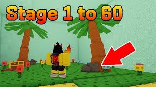 Find The Button Stage 1 to 60 Full Walkthrough Roblox Gameplay