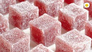 Strawberry Candy Recipe 草莓软糖食谱 Recette de bonbons aux fraises